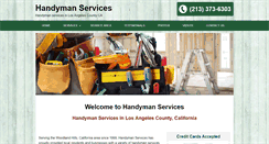 Desktop Screenshot of handyman-services-ca.com